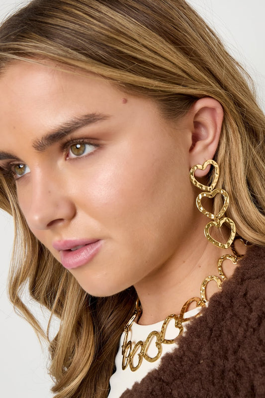 Dangle Earrings Heart