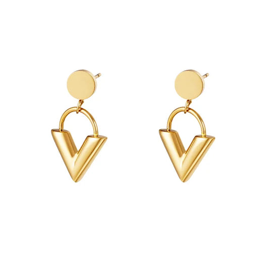 V Earrings