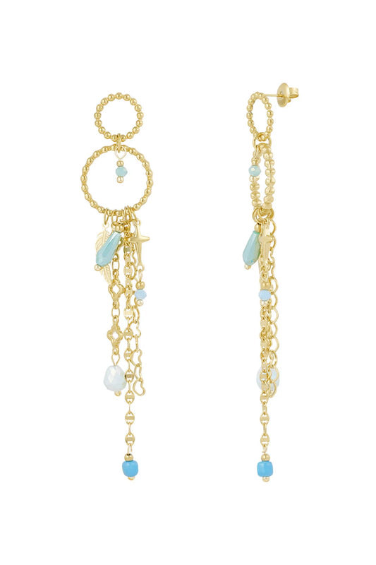 Earrings Summer Madness | Blauw