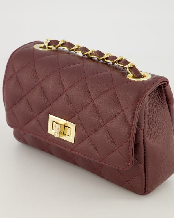 Audrey Bag Small | Bordeaux