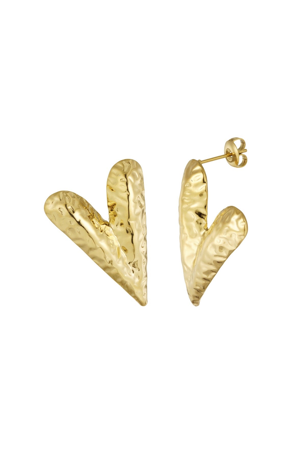 Oorknoppen Love | Goud