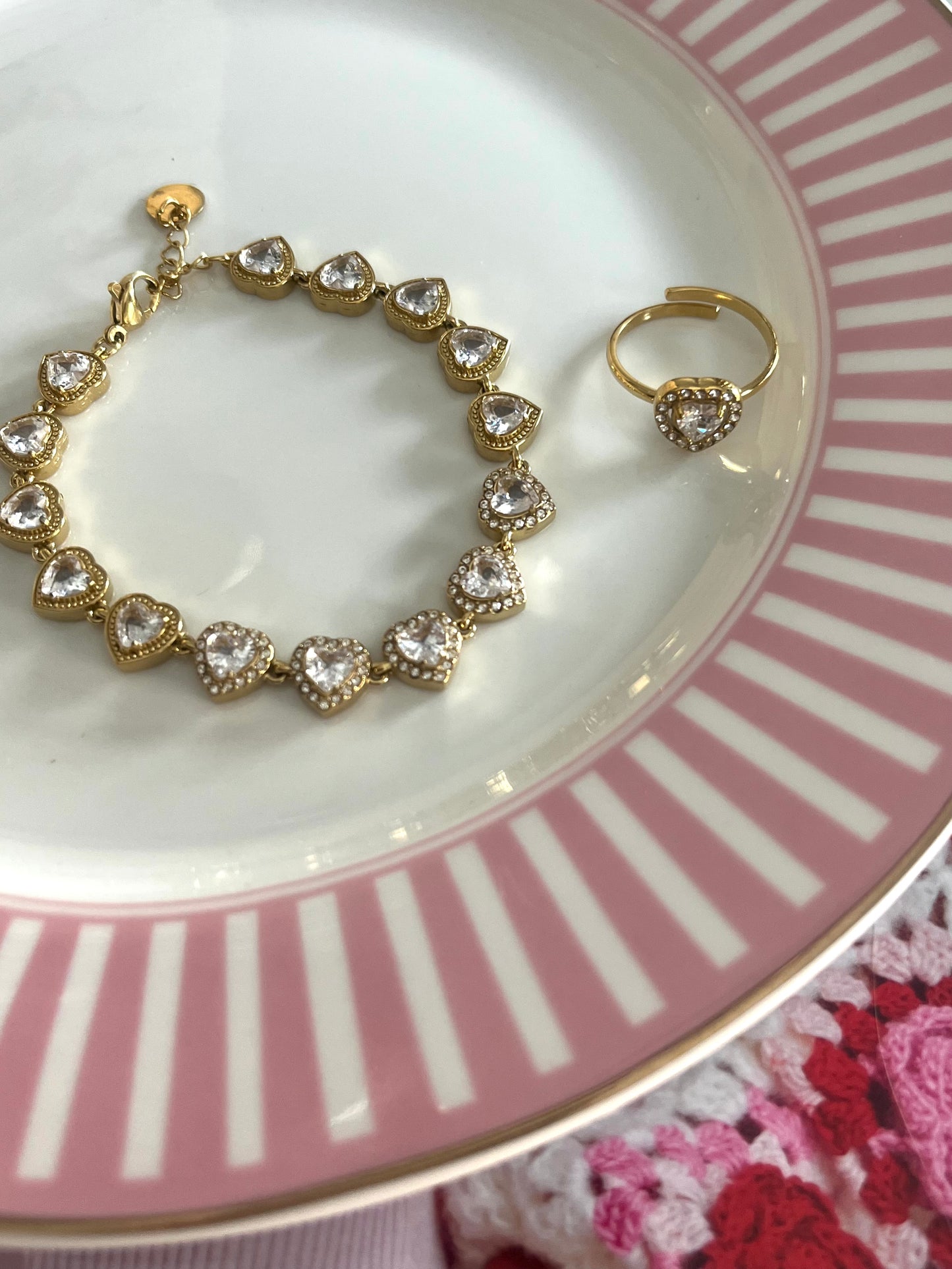 Bracelet Coeur Diamant | A006