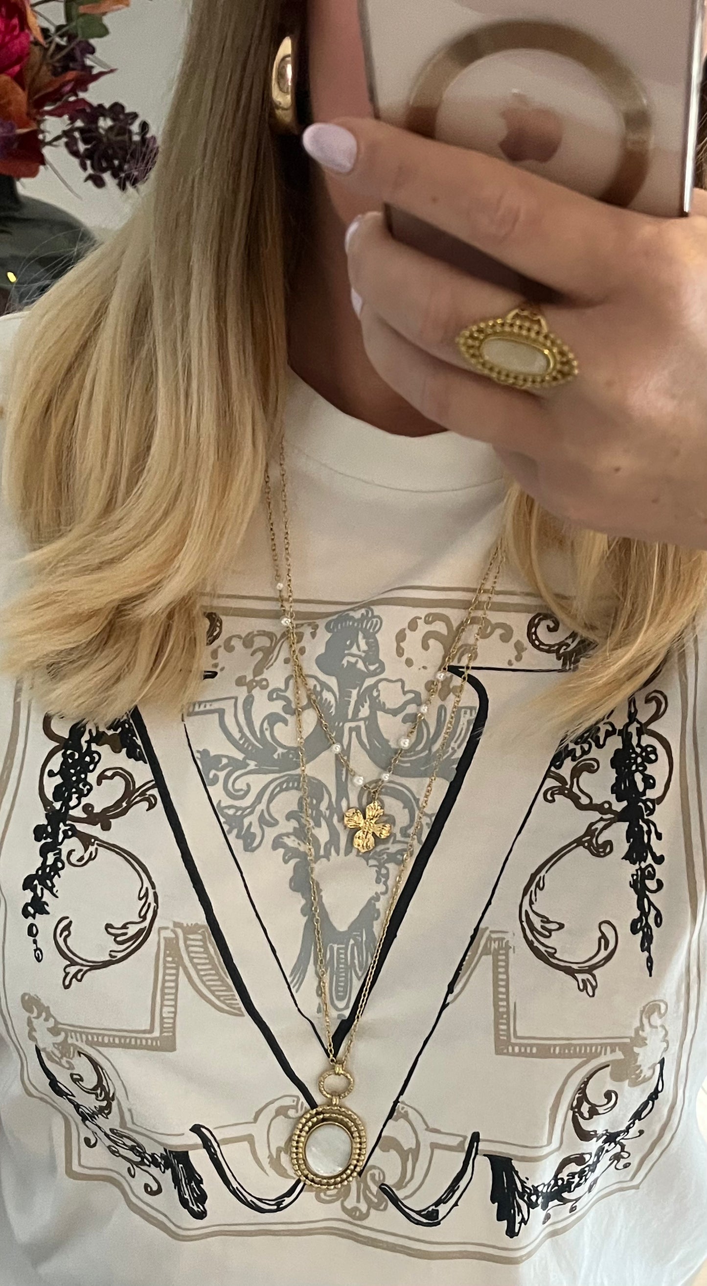 Collier Long Grosse Pierre | K011
