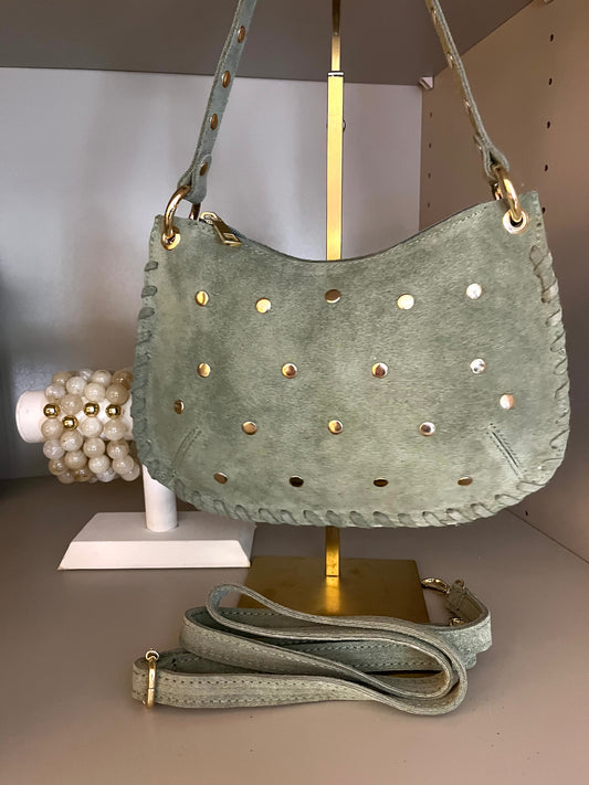 Casey Bag Suede | Groen