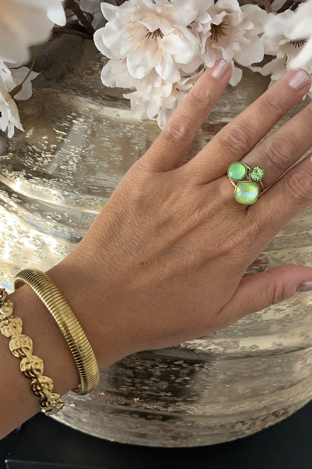 Ring Roxeanne | Groen