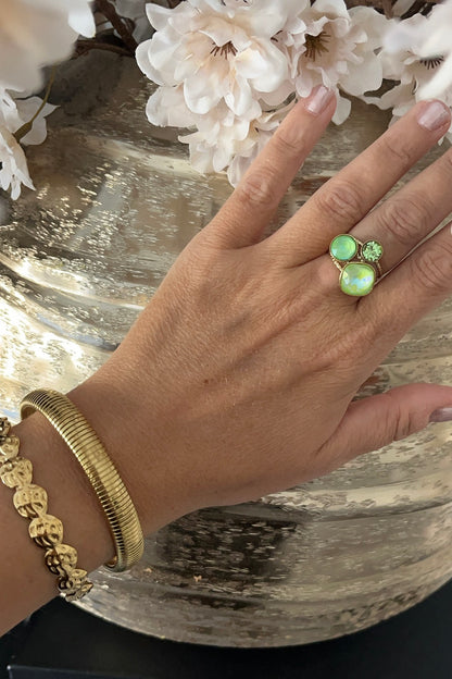 Ring Roxeanne | Groen