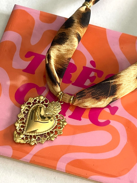 Collier Coeur Sauvage
