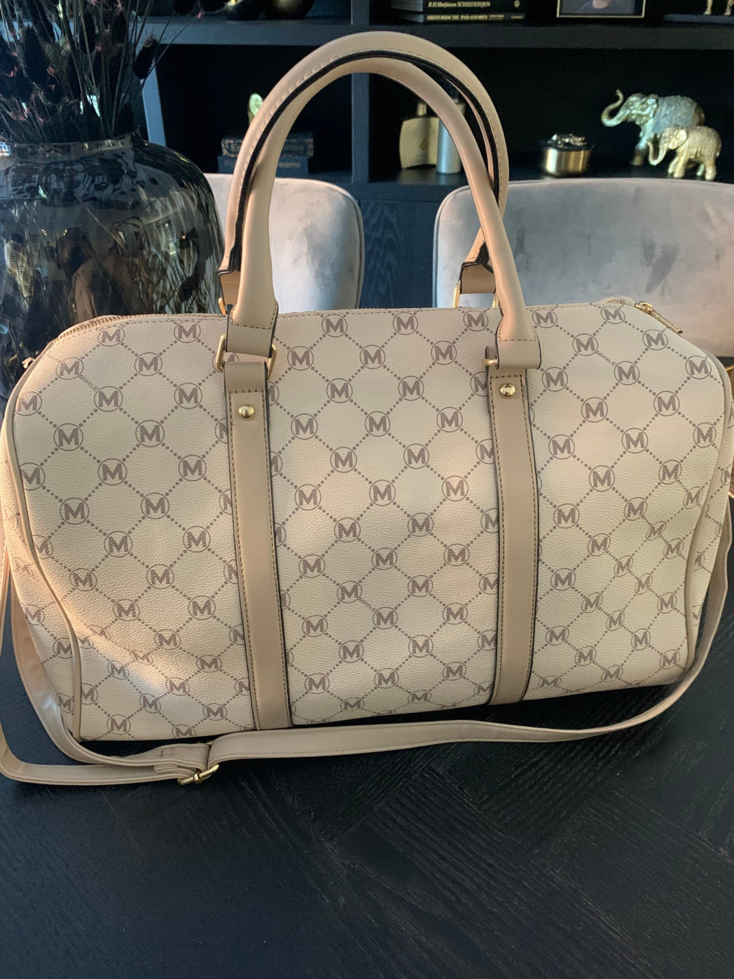 Tas M Print | Beige