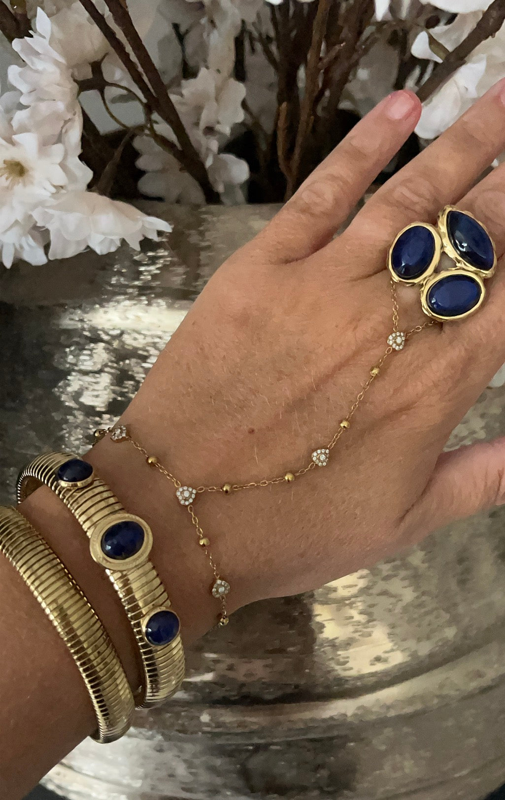 Bohemian Bracelet Blue Stone