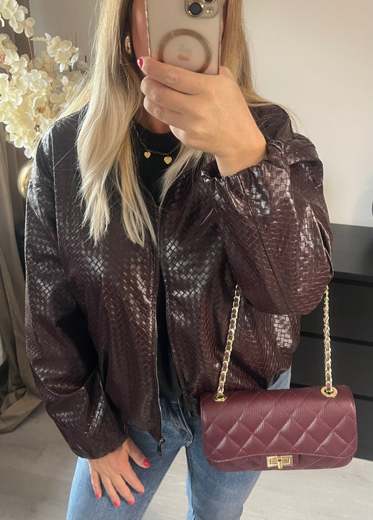 Vanity Blazer | Burgundy