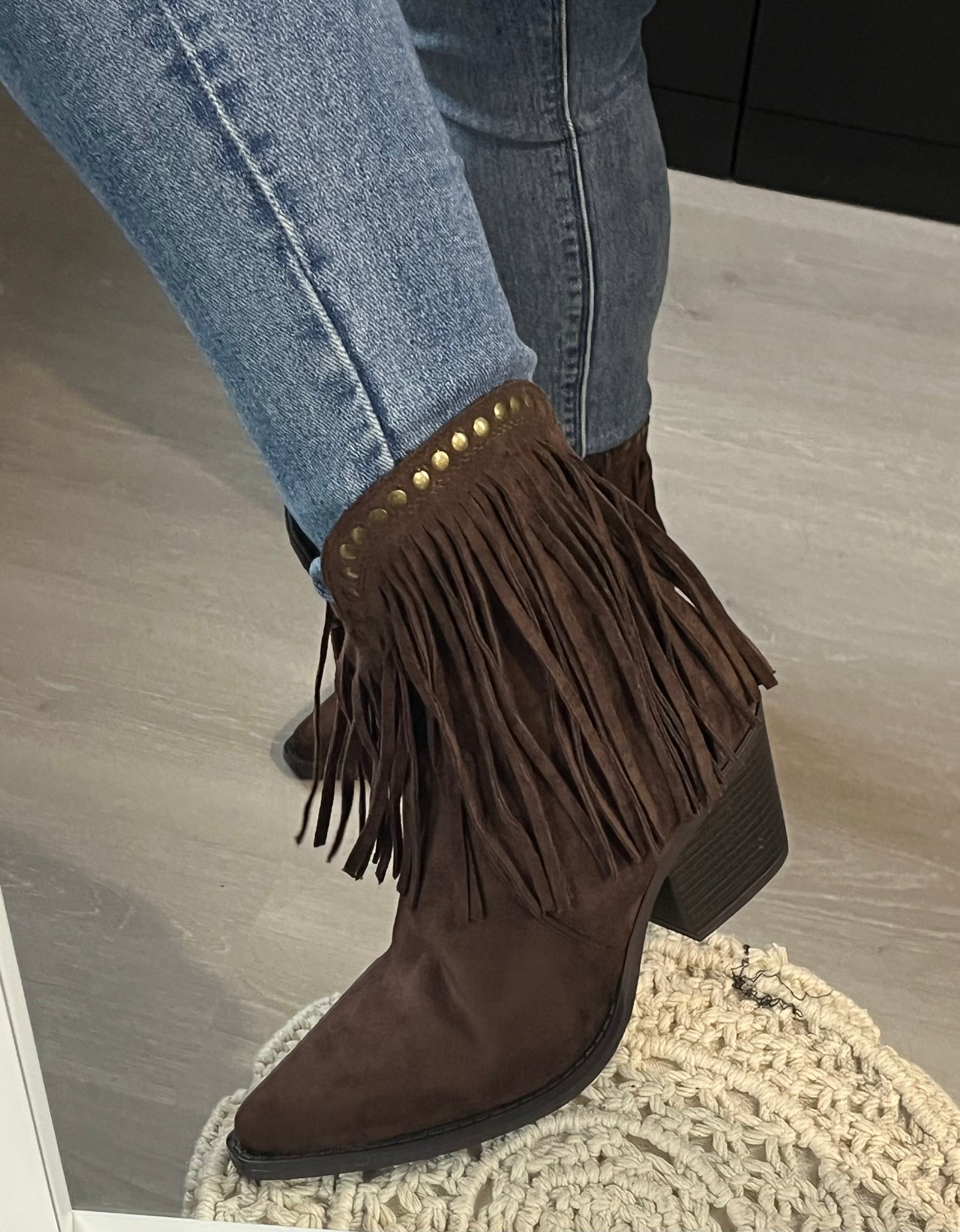 Isabella Boots Suede | Coffee Brown