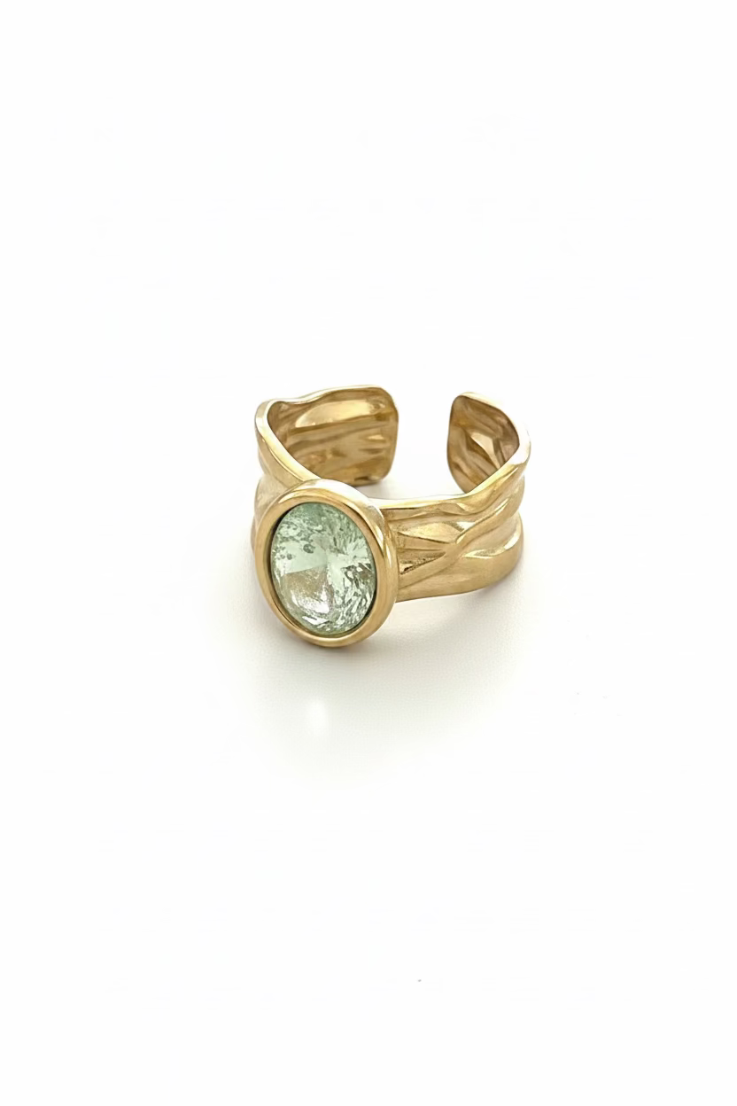 Ring Green Stone