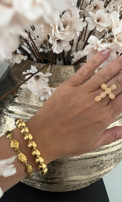 Cross Ring Pink