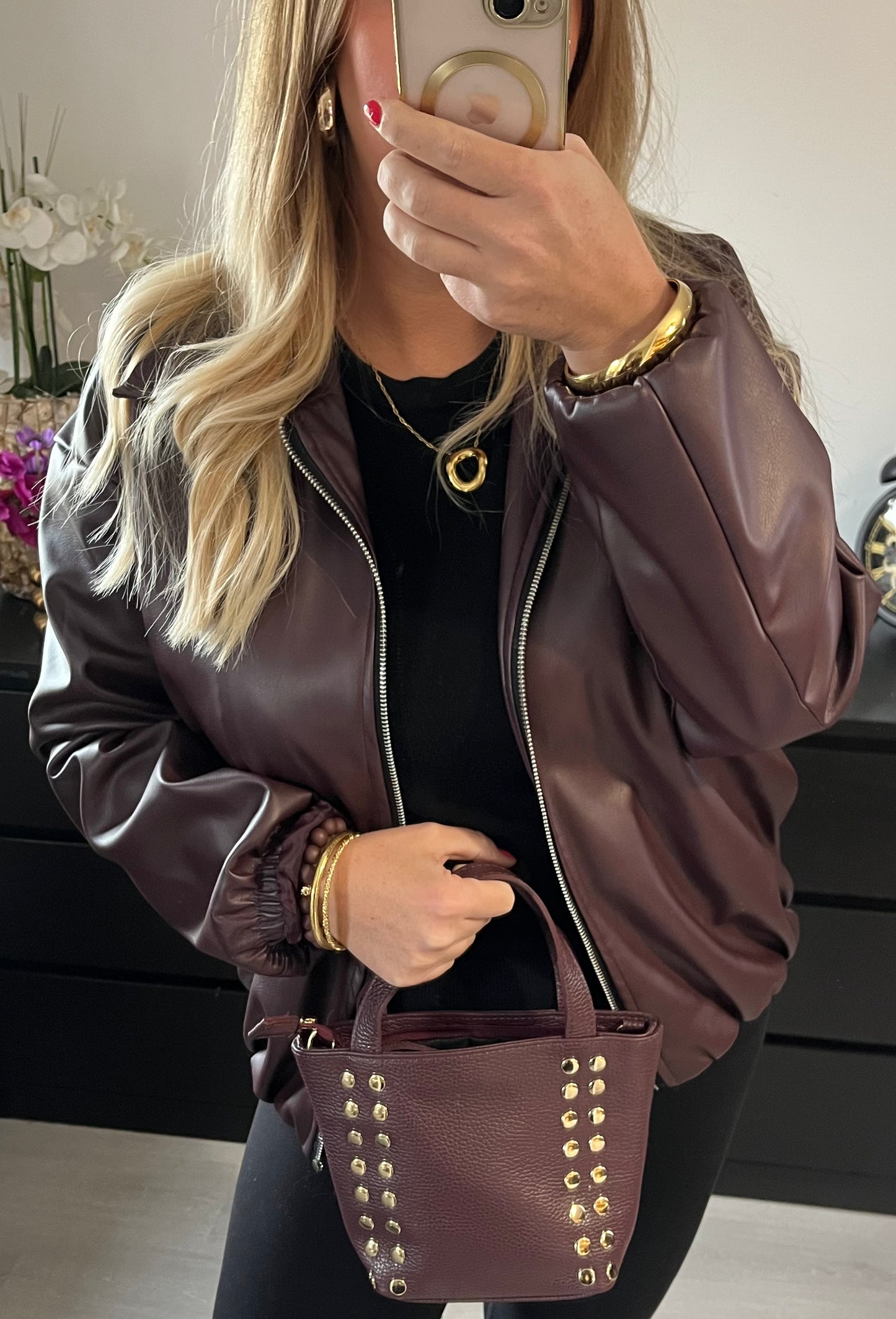 Jessy Bag | Burgundy