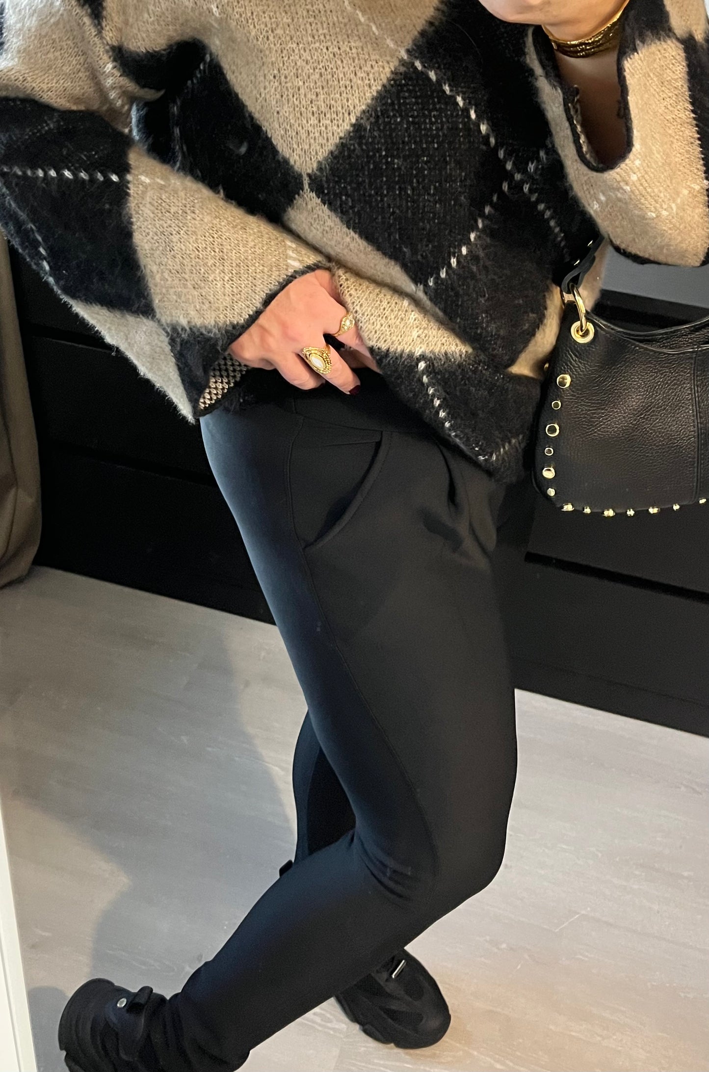 Comfy Broek Jenna | Zwart