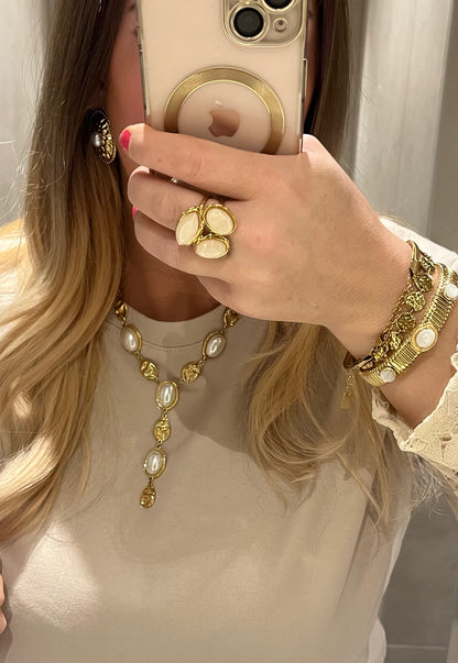 Rosalia Ring | Beige