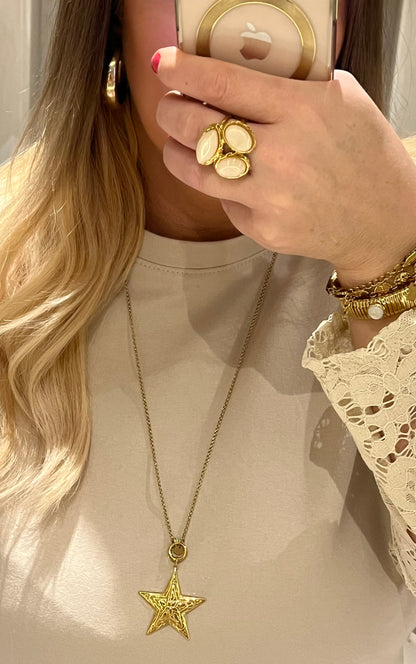 Long Star Necklace