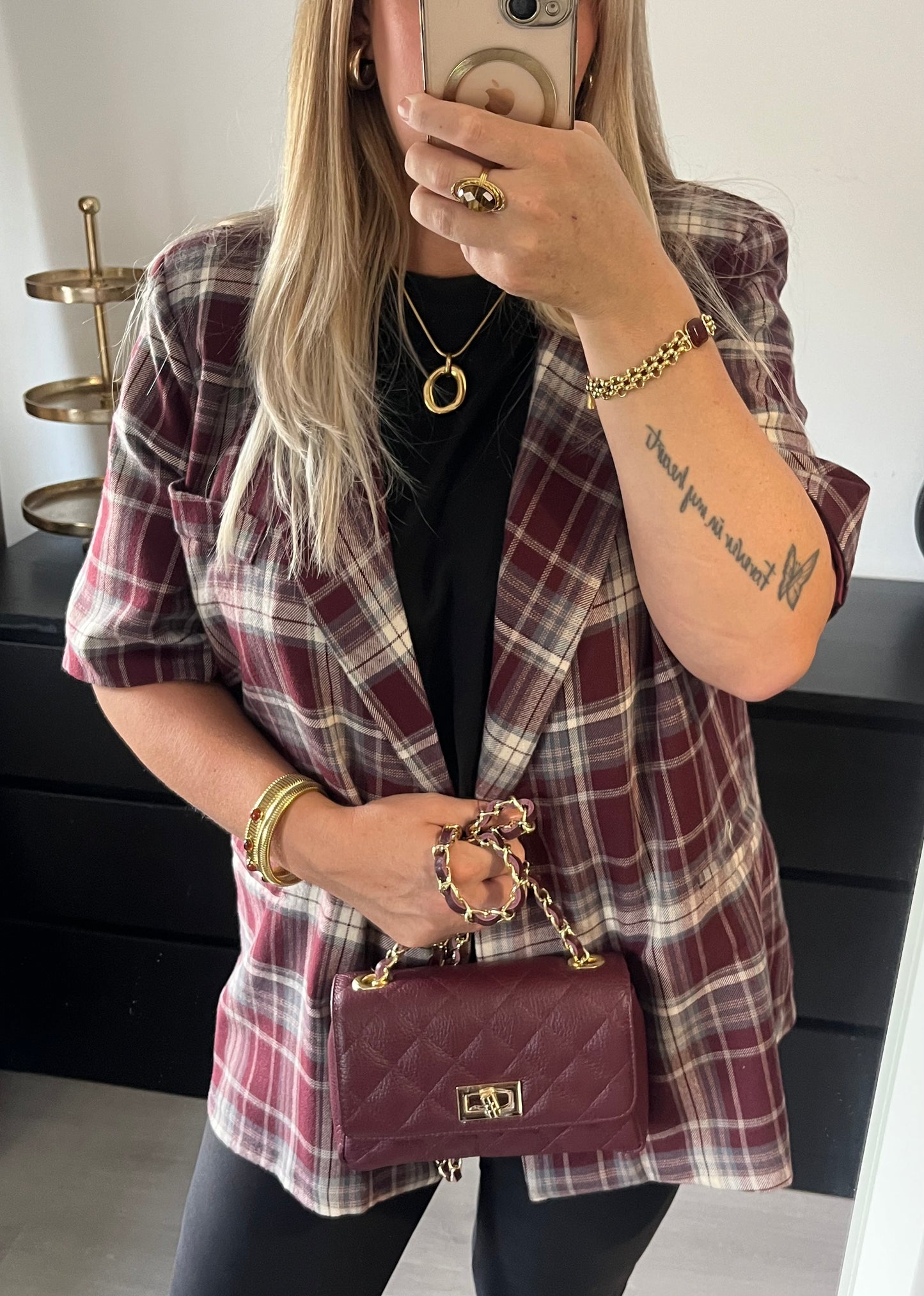 Audrey Bag Small | Bordeaux