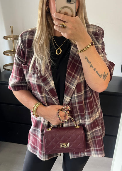 Audrey Bag Small | Bordeaux