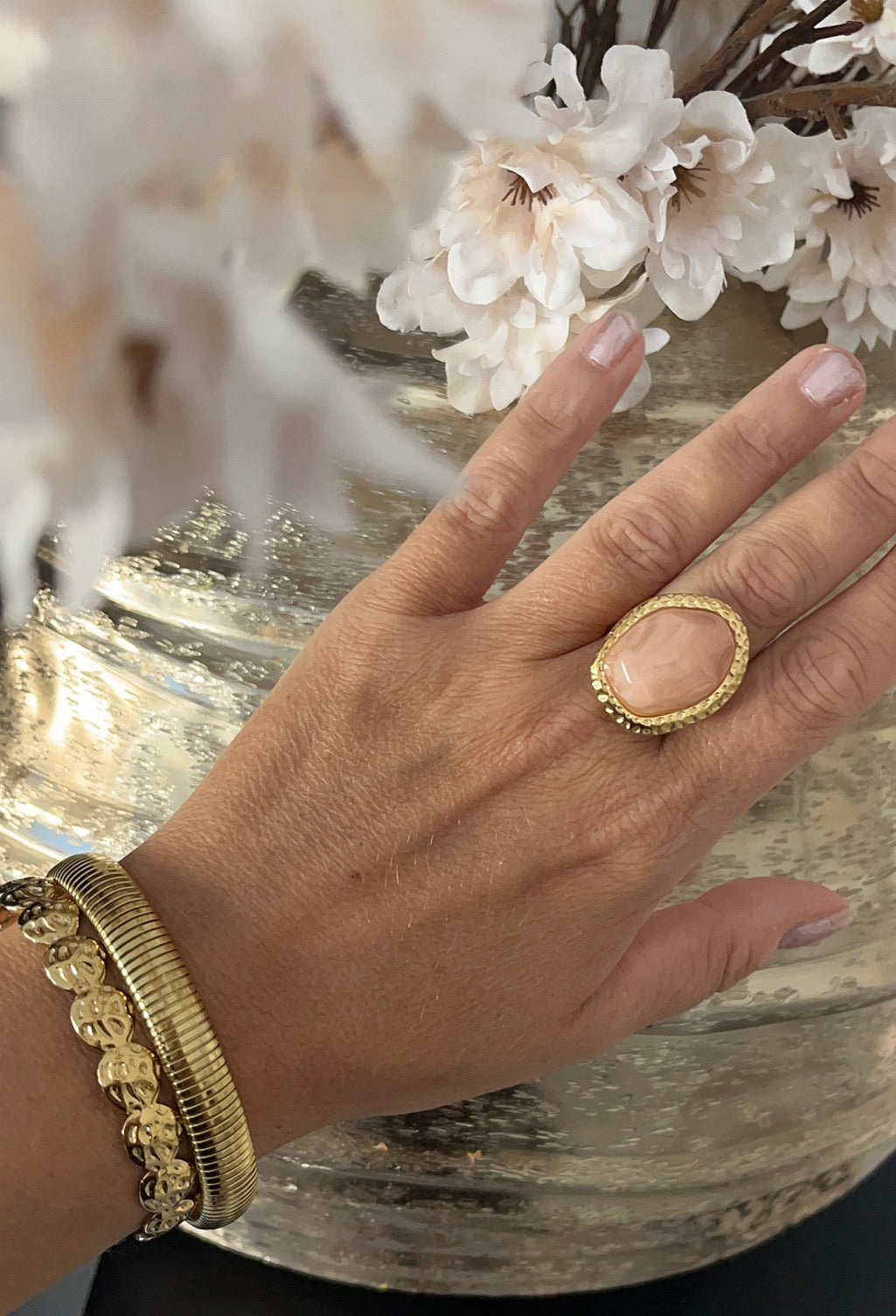 Big Stone Ring | Roze