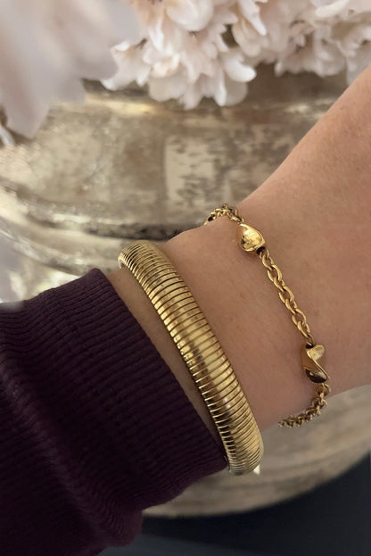 Golden Waves Bracelet