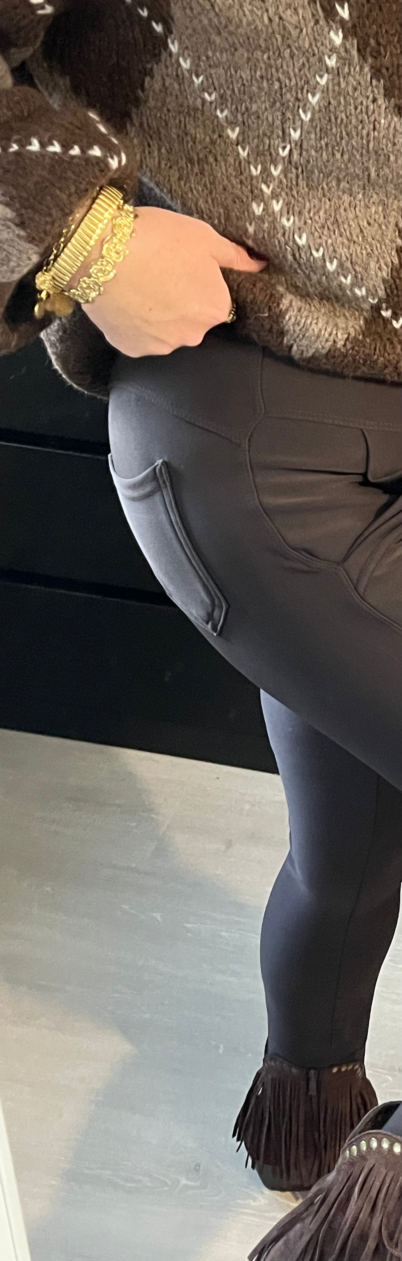 Comfy Broek Isabella | Donkerbruin