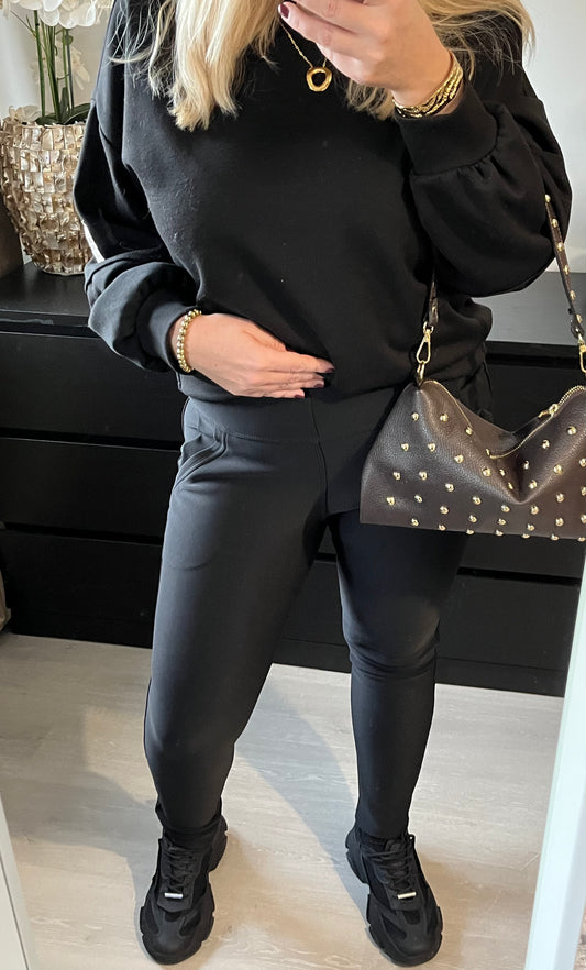 Comfy Broek Isabella | Zwart