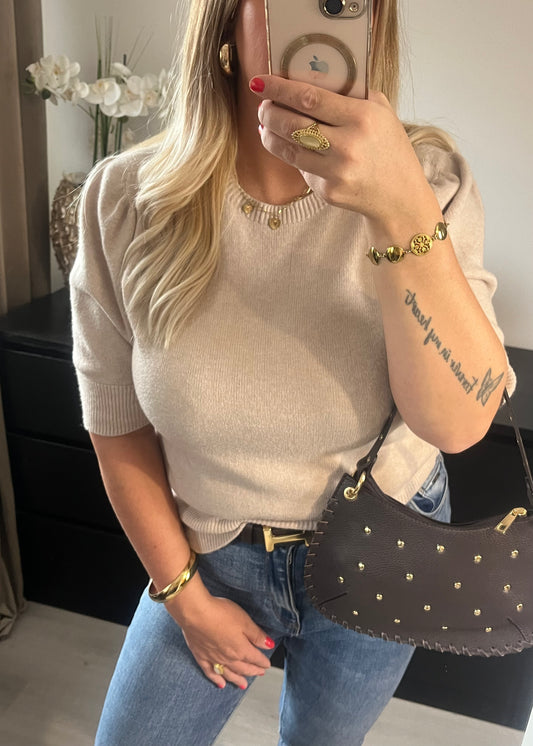 Chelsey Top Ambika | Beige