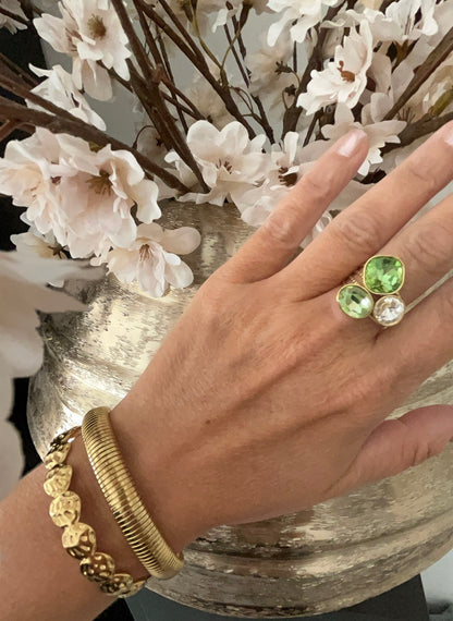 Evita Ring | Groen