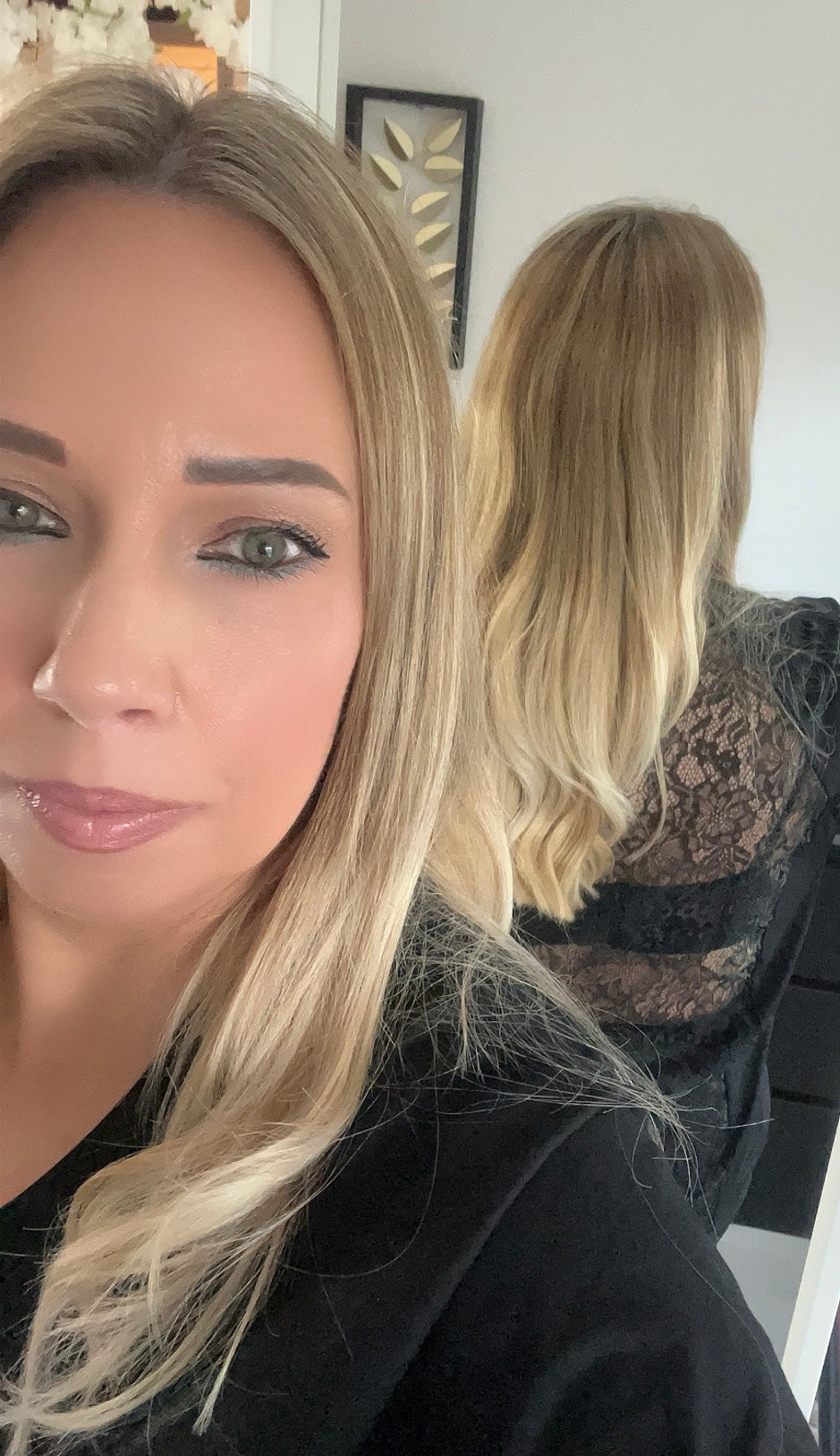 Kylie Lace Tee | Black