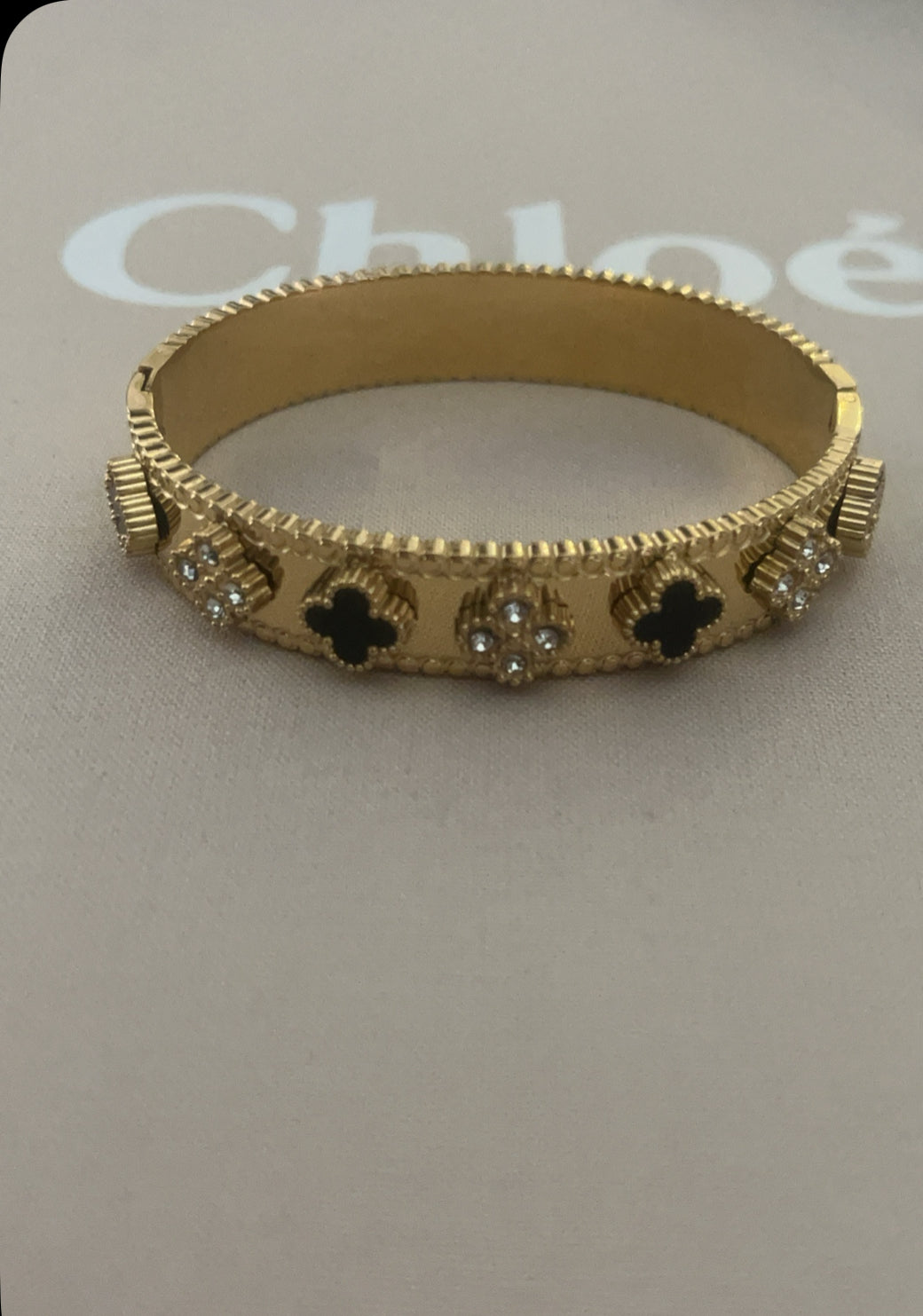 Bangle Clover Black