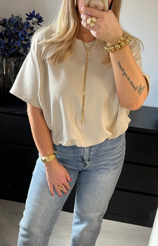 Cropped Top Giselle | Beige