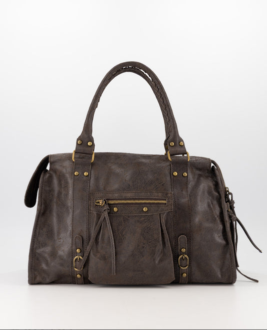 City Bag Large | Donkerbruin