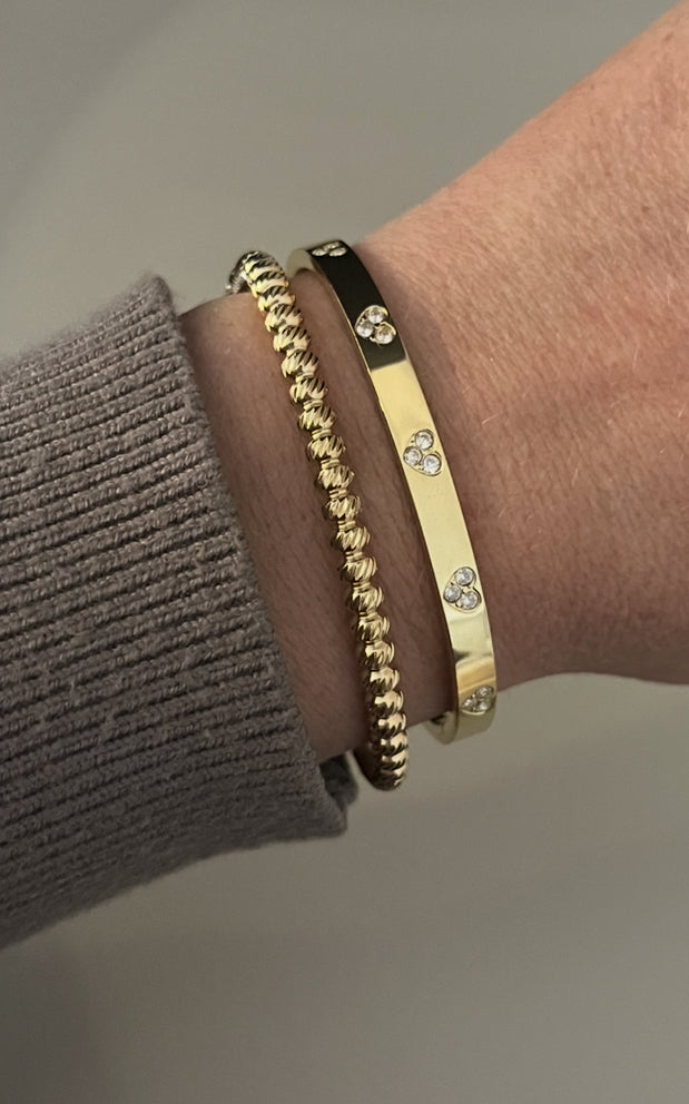 Bangle Hearts Strass