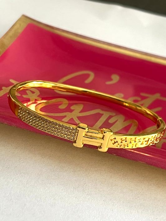 Bracelet H Strass