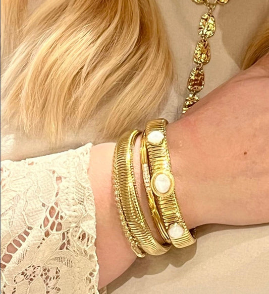 Bohemian Bracelet Parelmoer Stone