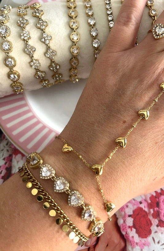 Diamond Heart Bracelet | A006