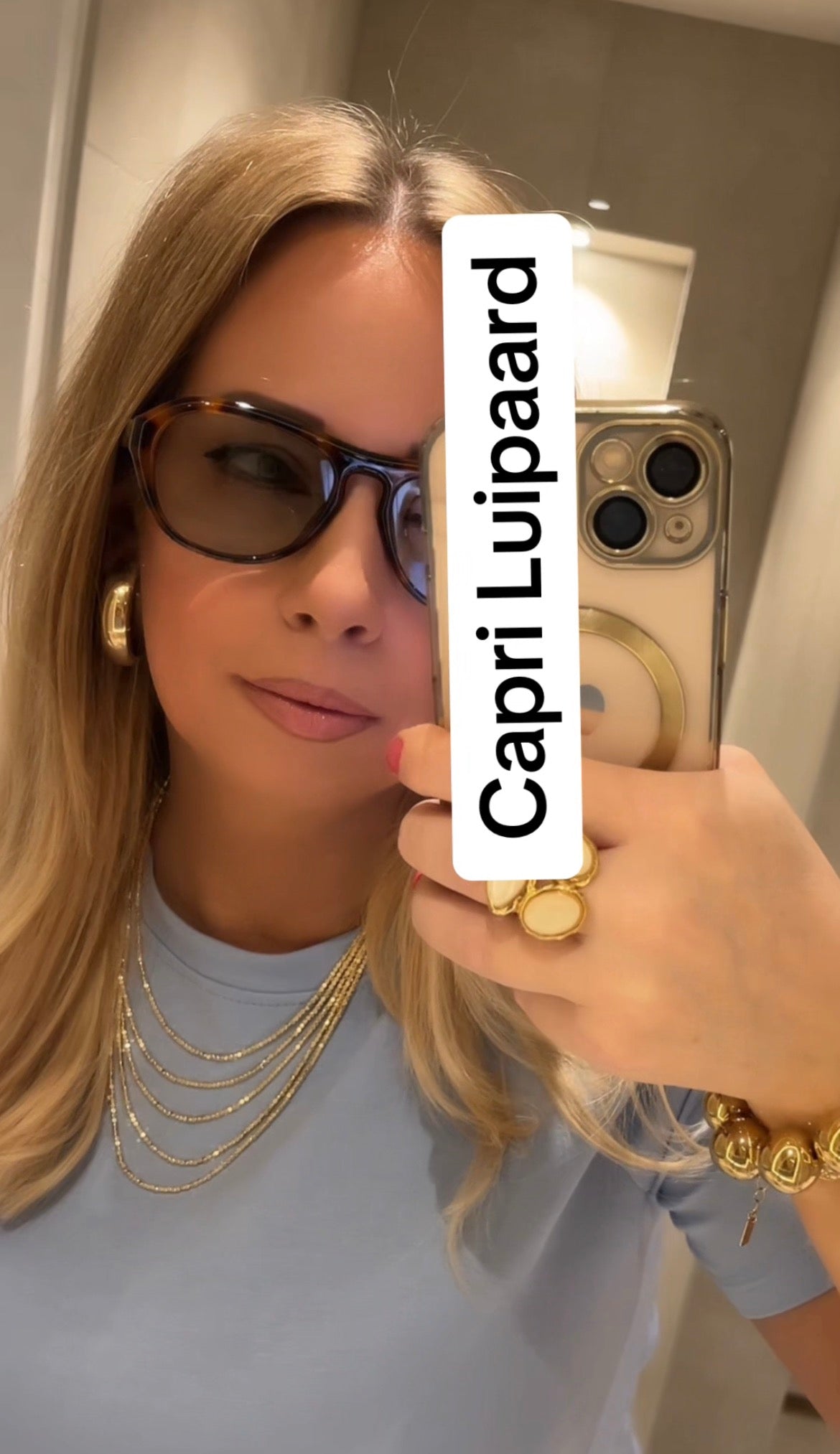Zonnebril Capri | Luipaard Tortoise