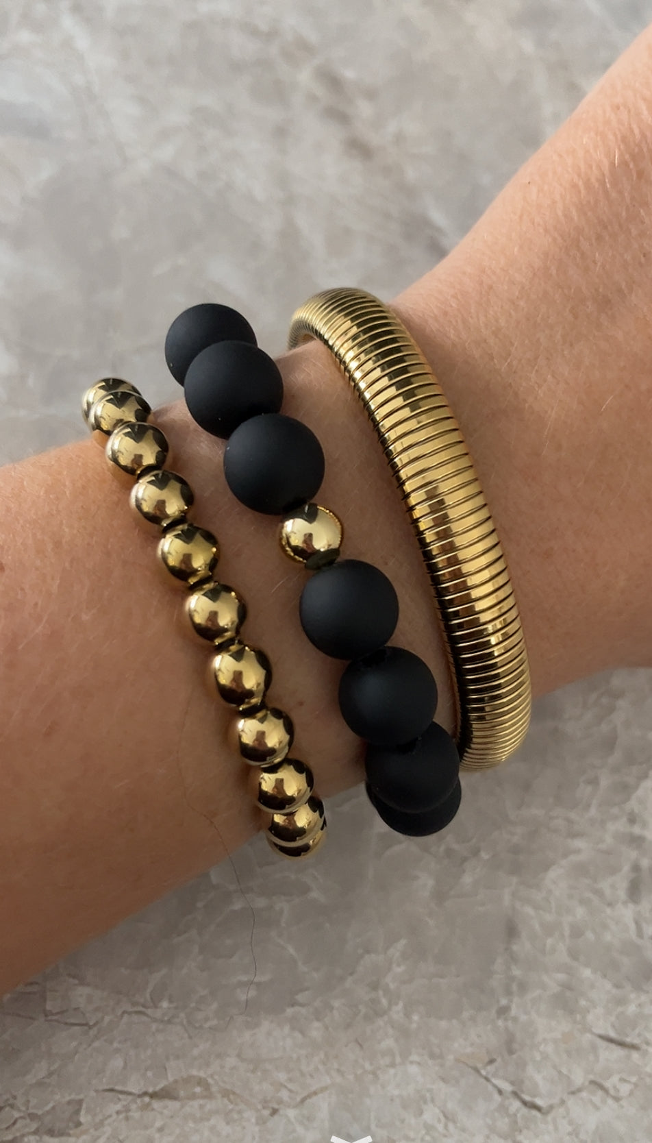 Beads Bracelet | Black