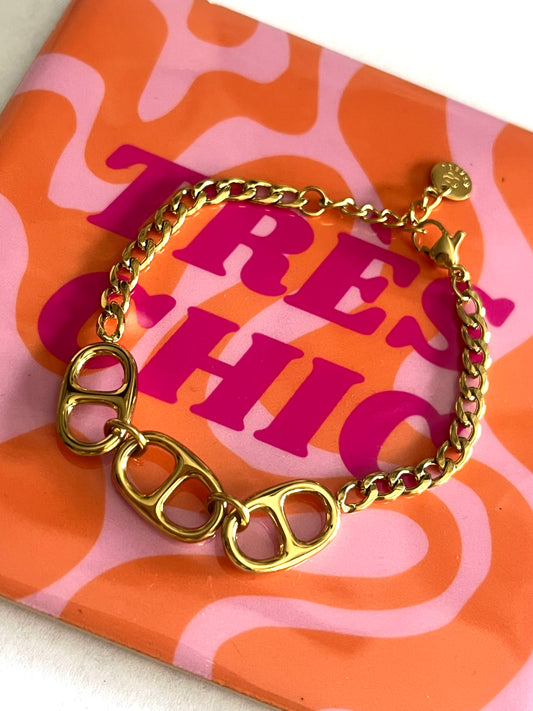 Bracelet Double D | Or