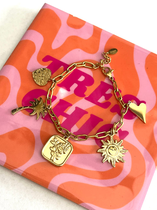 Bracelet à breloques Été