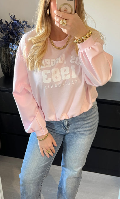 Los Angeles Sweater Cropped | Roze