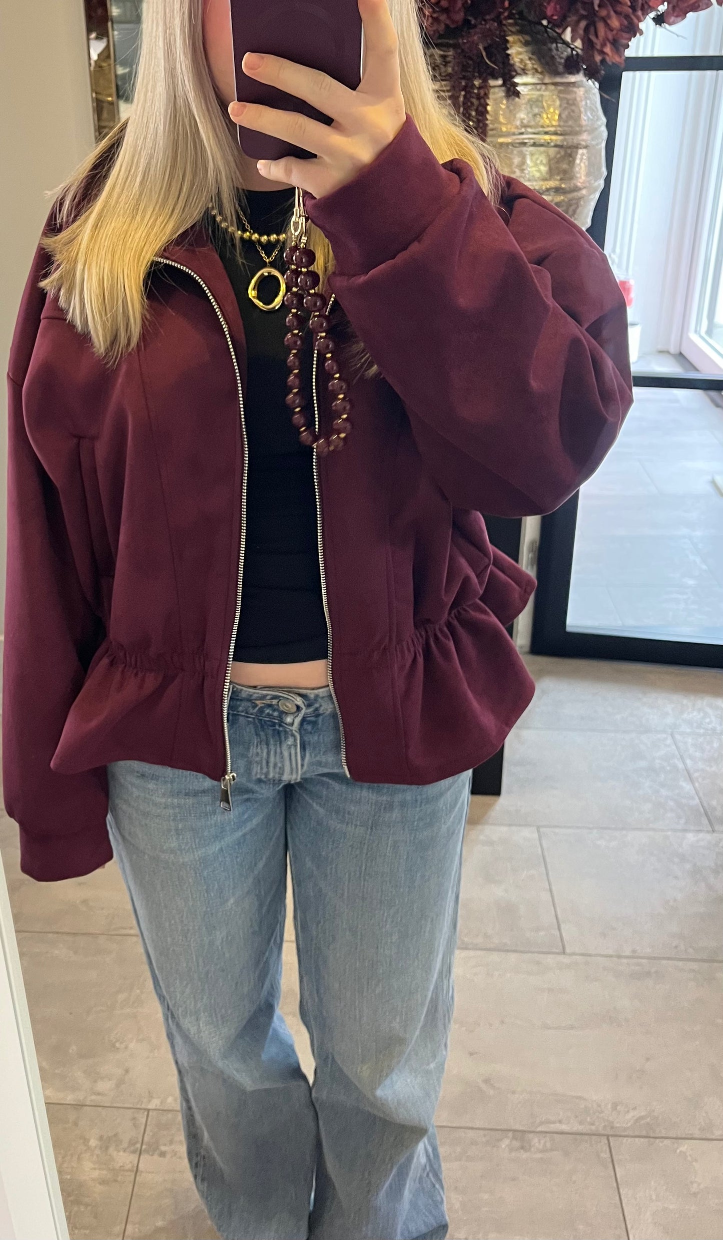 Noé Jacket Bordeaux