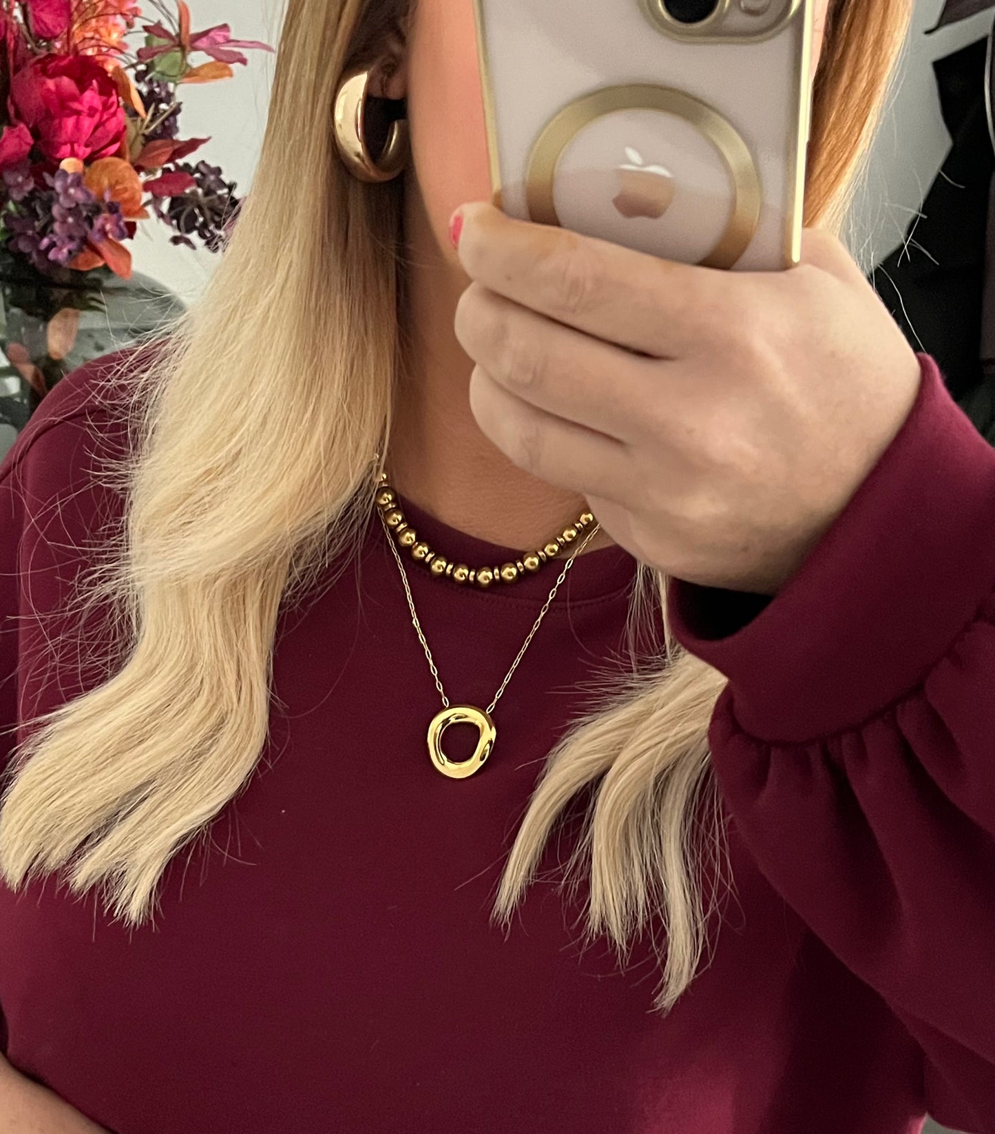 Necklace Beads | Goud
