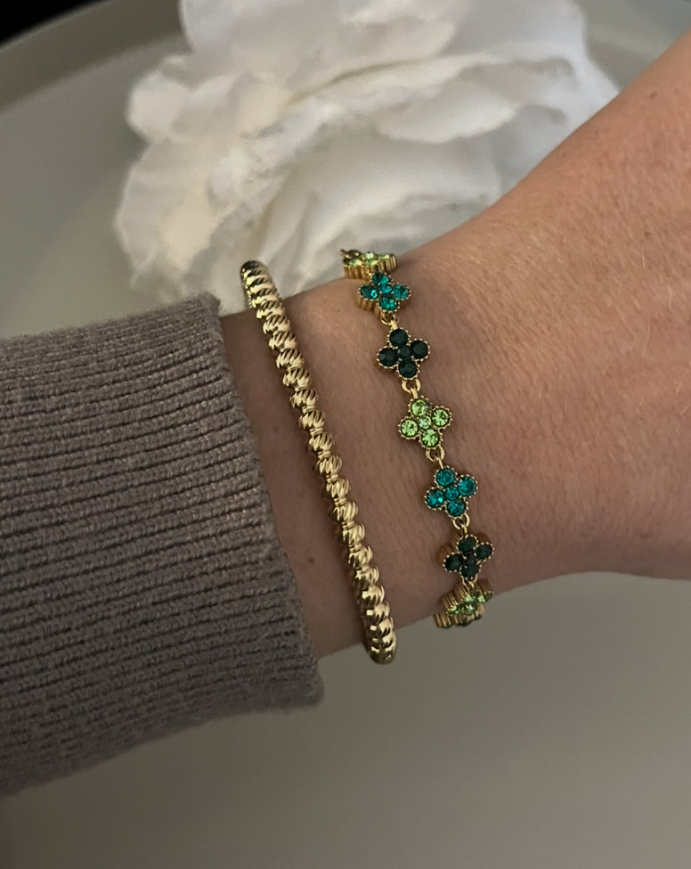 Klaver Armband | Groen