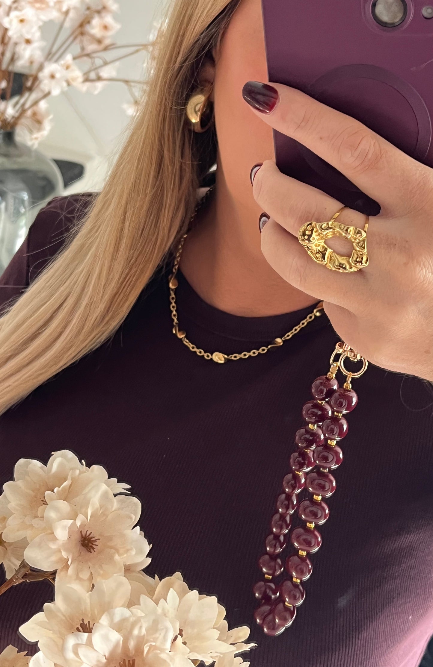 Golden Waves Necklace