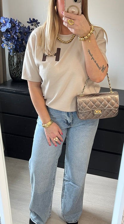 Wide Leg Jeans Lotus T6320-17