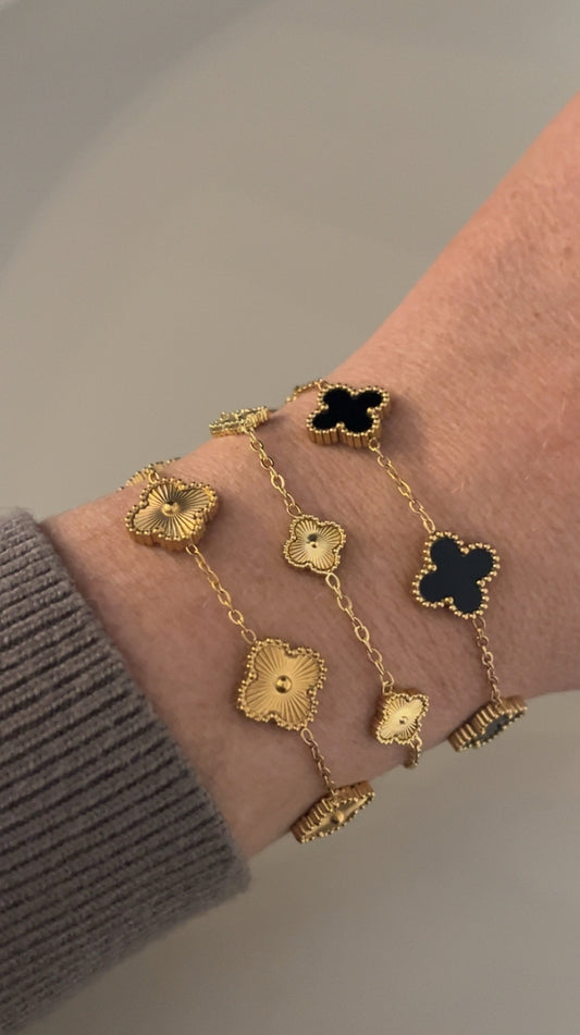 Bracelet Clover Big | Black