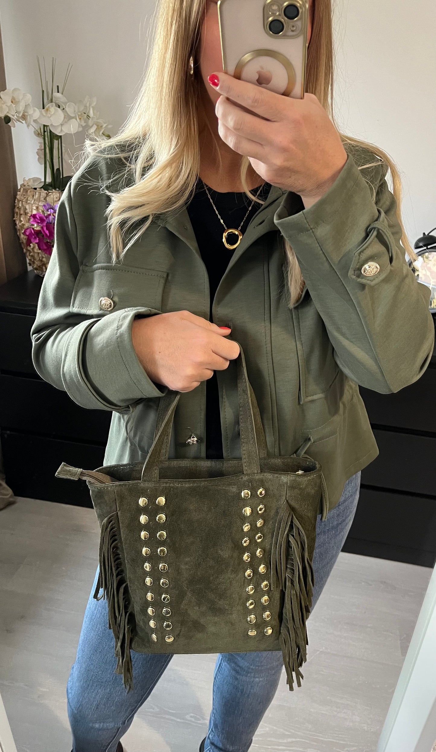 Ivy Bag Studs | Groen