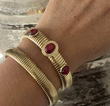 Bohemian Bracelet Bordeaux Stone